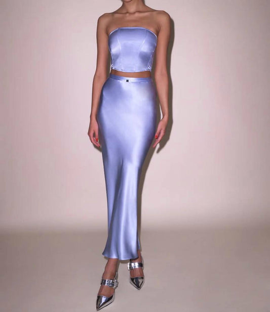 Fleur Du Mal - Long Silk Bias Skirt