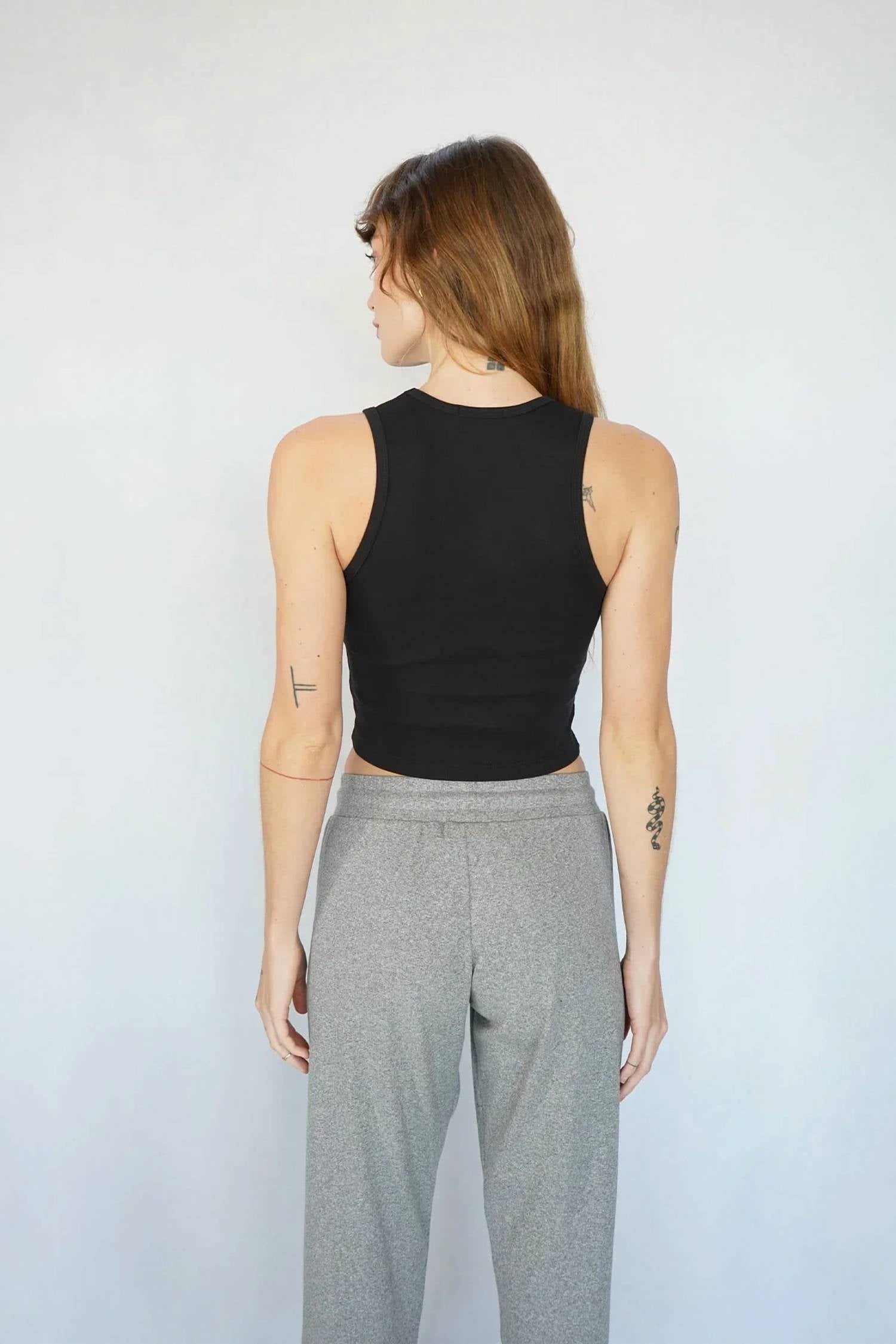 Lna - Maya Cotton Rib Tank Top