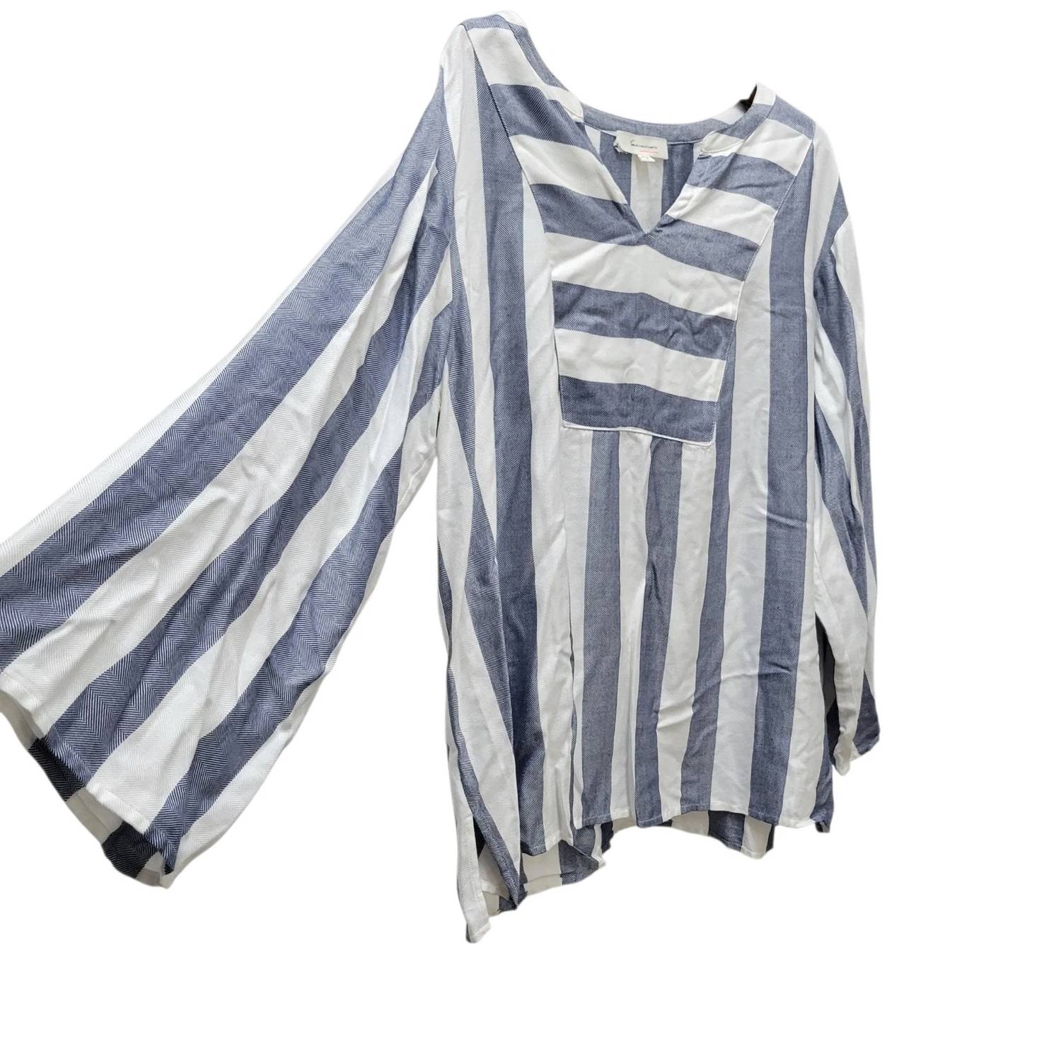 Tura By Vince Camuto - Women's Twilight Sky Tinted Shades Fashion Blouse