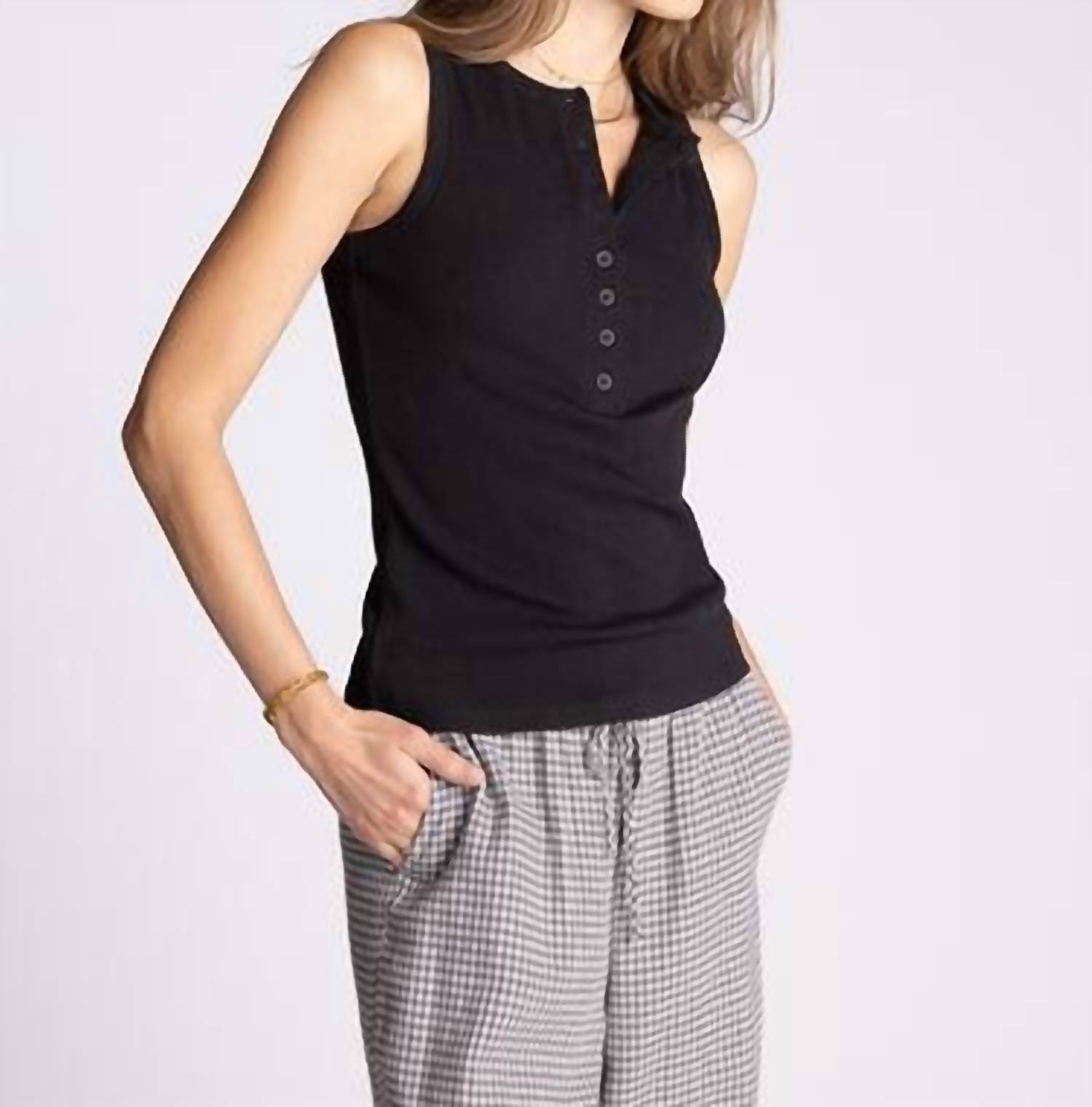 Thread & Supply - Button Front Elowen Tank Top