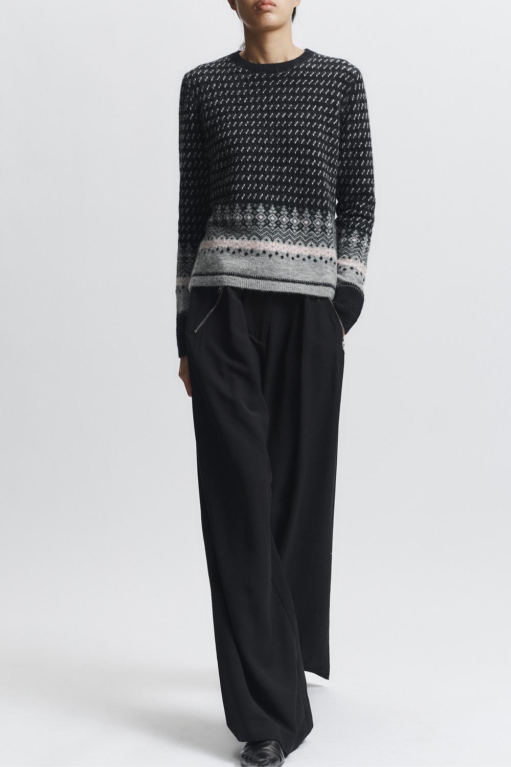 Saint Art Nori Relaxed Pant in black - women's pants