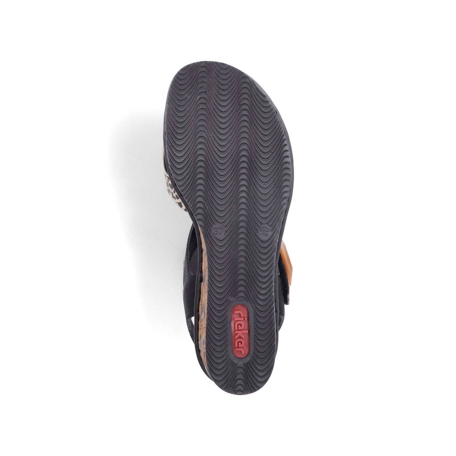 Rieker - Women's Multi Strap Wedge Sandal