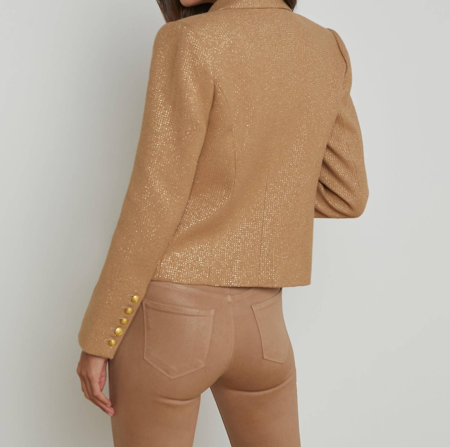 L'Agence - Brooke Double Breasted Crop Blazer