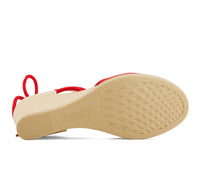 Andrea - Women's Wedge Ankle And Calf Strap Espadrilles