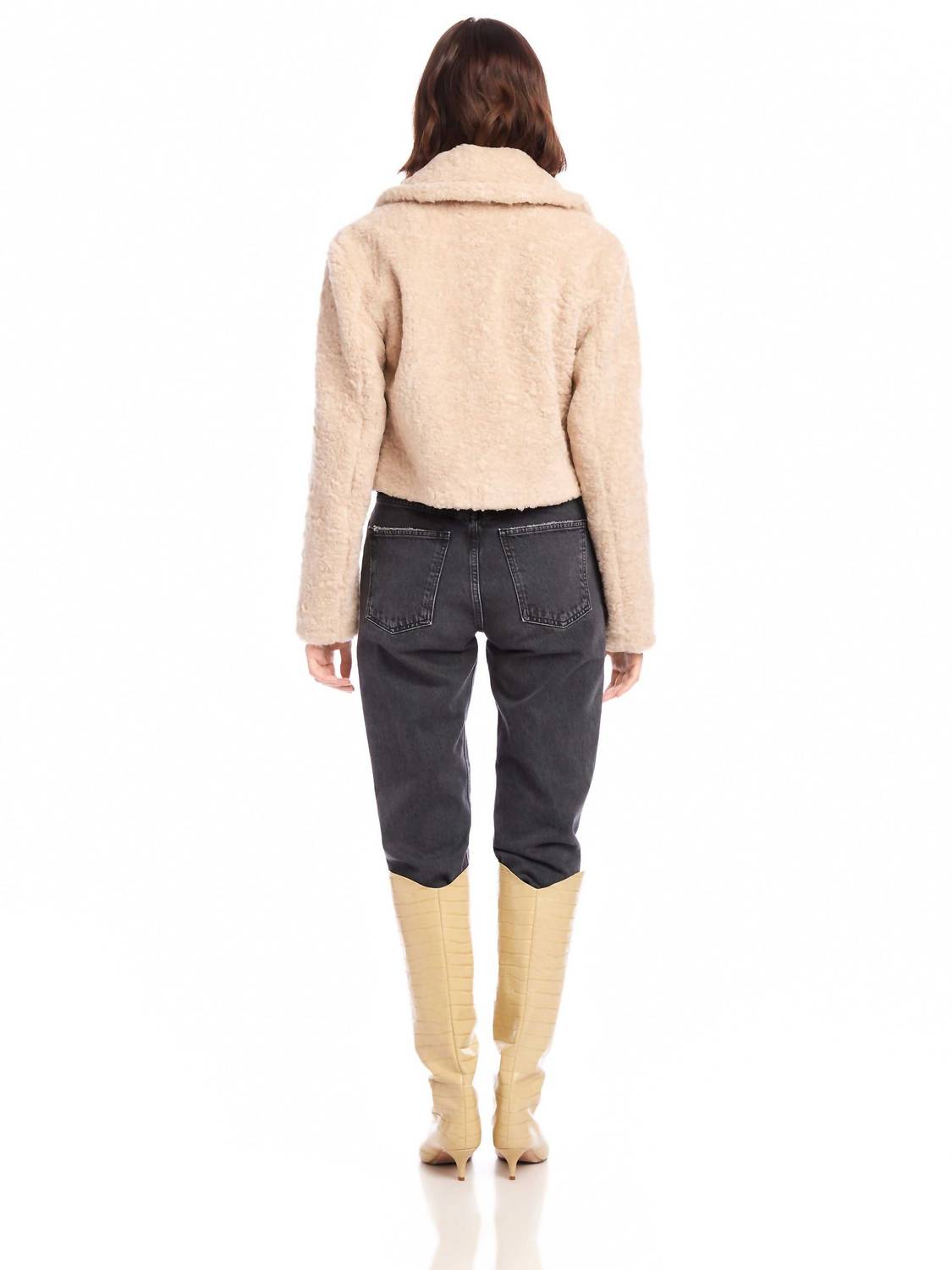Fifteen Twenty - Iva Cropped Sherpa Jacket