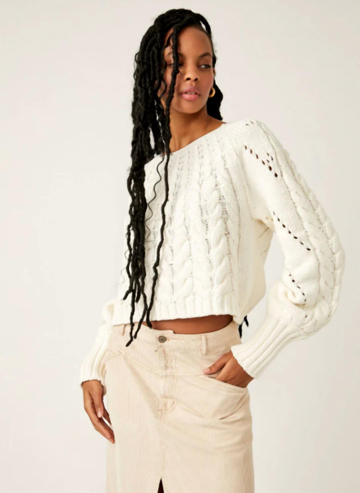 Free People - Sandre Pullover Sweater