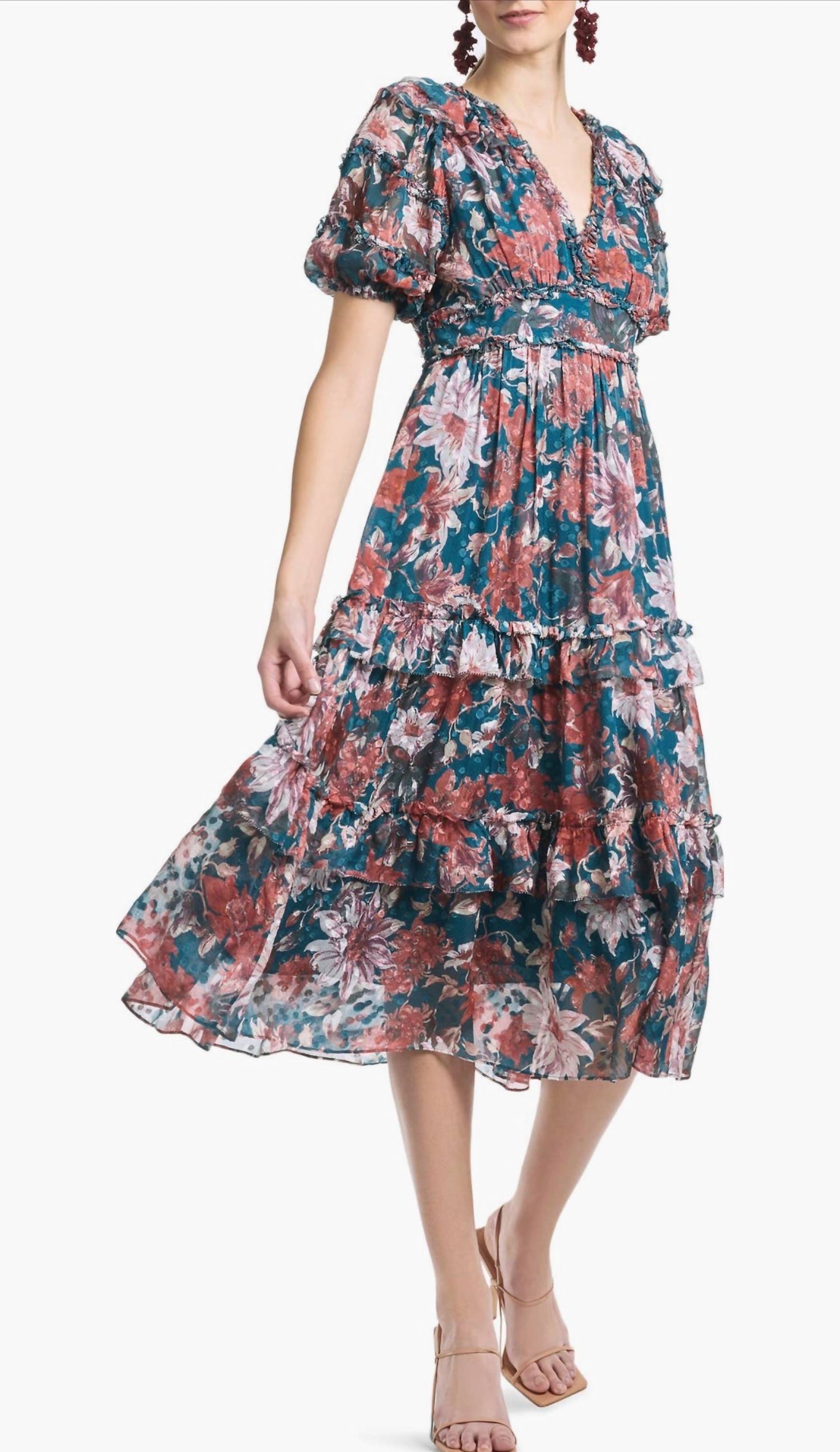 Sachin & Babi - Veronica Floral Tiered Dress