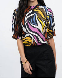 Ivy Jane - Zebra Stripe Pullover Top