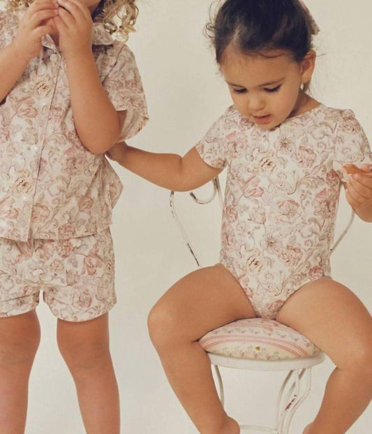 Montce - Kid's Floral Mini Swim Trunk