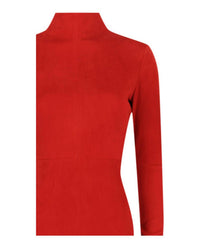 Salvatore Ferragamo - Women's Backless Suede Dress