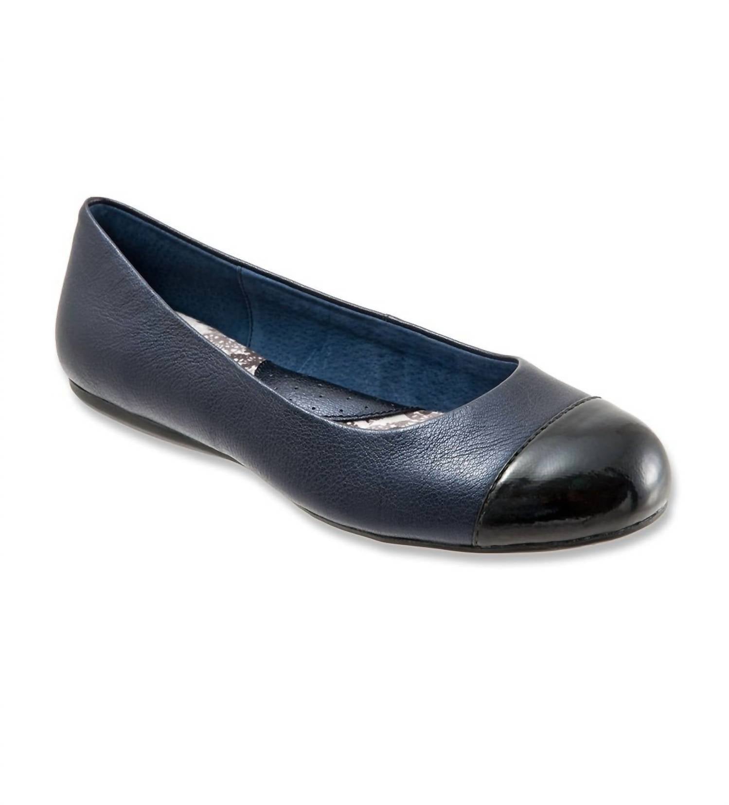 Softwalk Women's Napa Ballet Flats in navy - women's flats