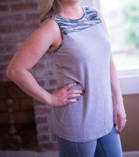 Shirley Stone - Camo Tank Top
