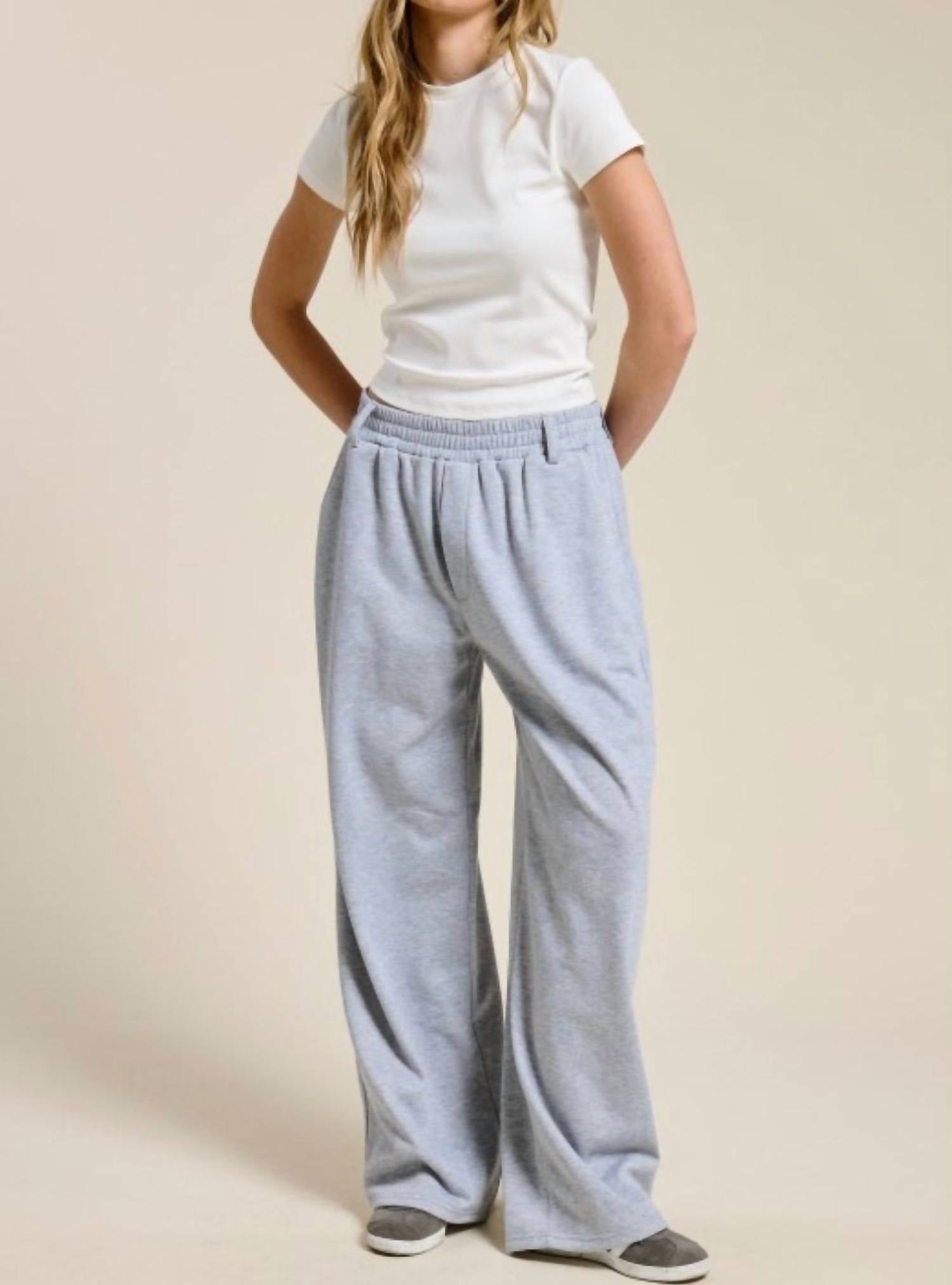 Mimosa - Midtown Pleated Sweat Trouser