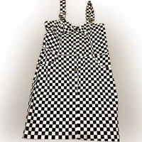 Unique Vintage - Pinafore Checkered Dress