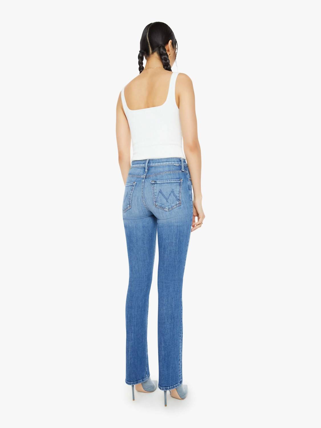 Mother - The Insider Sneak High-waisted Bootcut Jeans