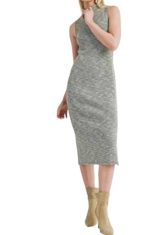 Sage The Label - On The Path Mock Neck Knit Dress