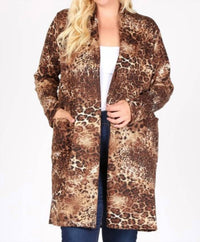 Emetla - Leopard Print Cardigan