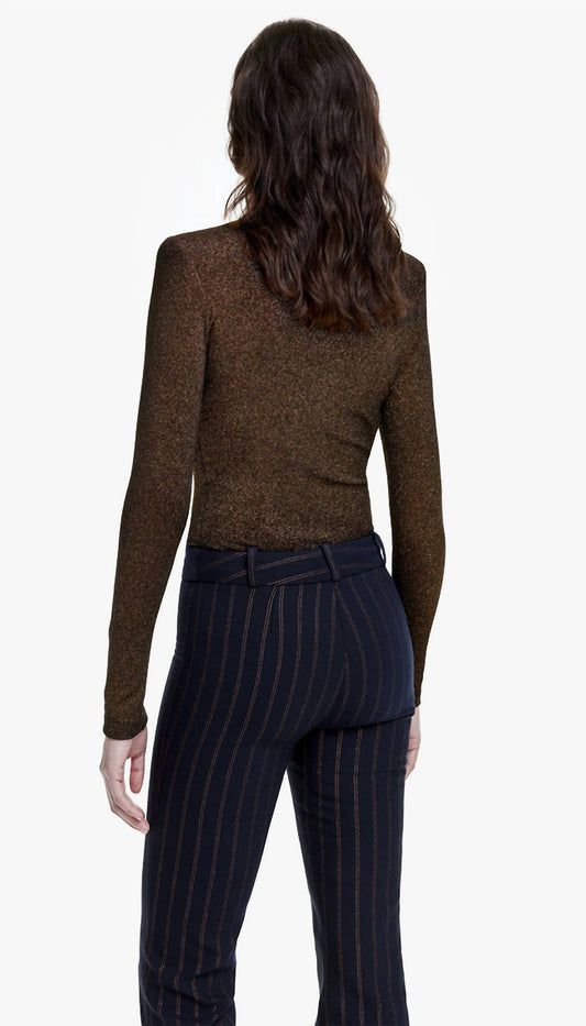 Smythe - Shoulder Pad Turtleneck Top
