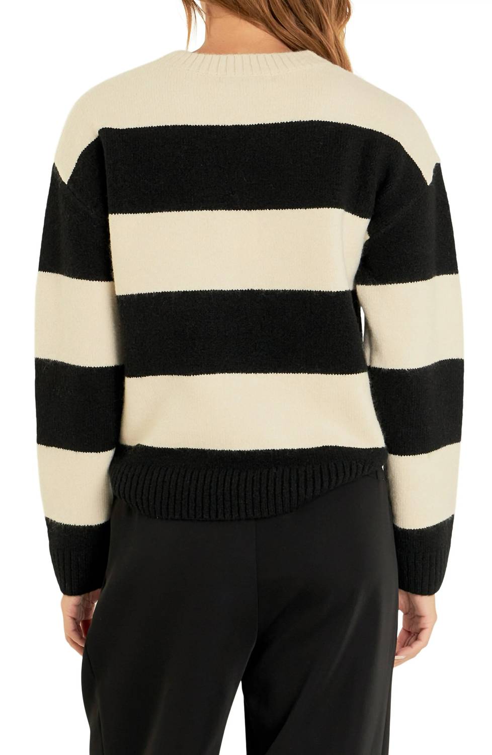 English Factory - Bold Stripe Crewneck Sweater