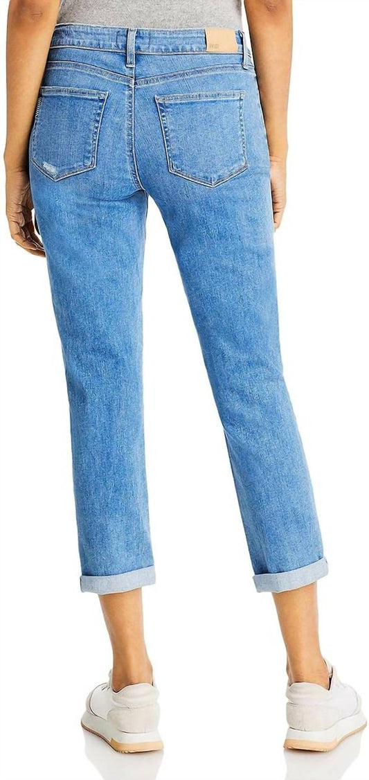 Paige - Women's Brigitte Mid Rise Boyfriend Jeans