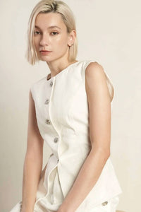 Flying Tomato - Sleek Tailored Vest