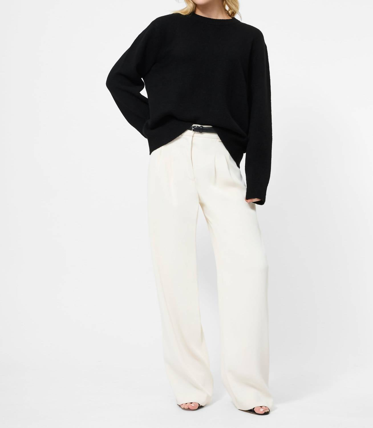 French Connection - Emilia Knit Boyfriend Pullover Sweater