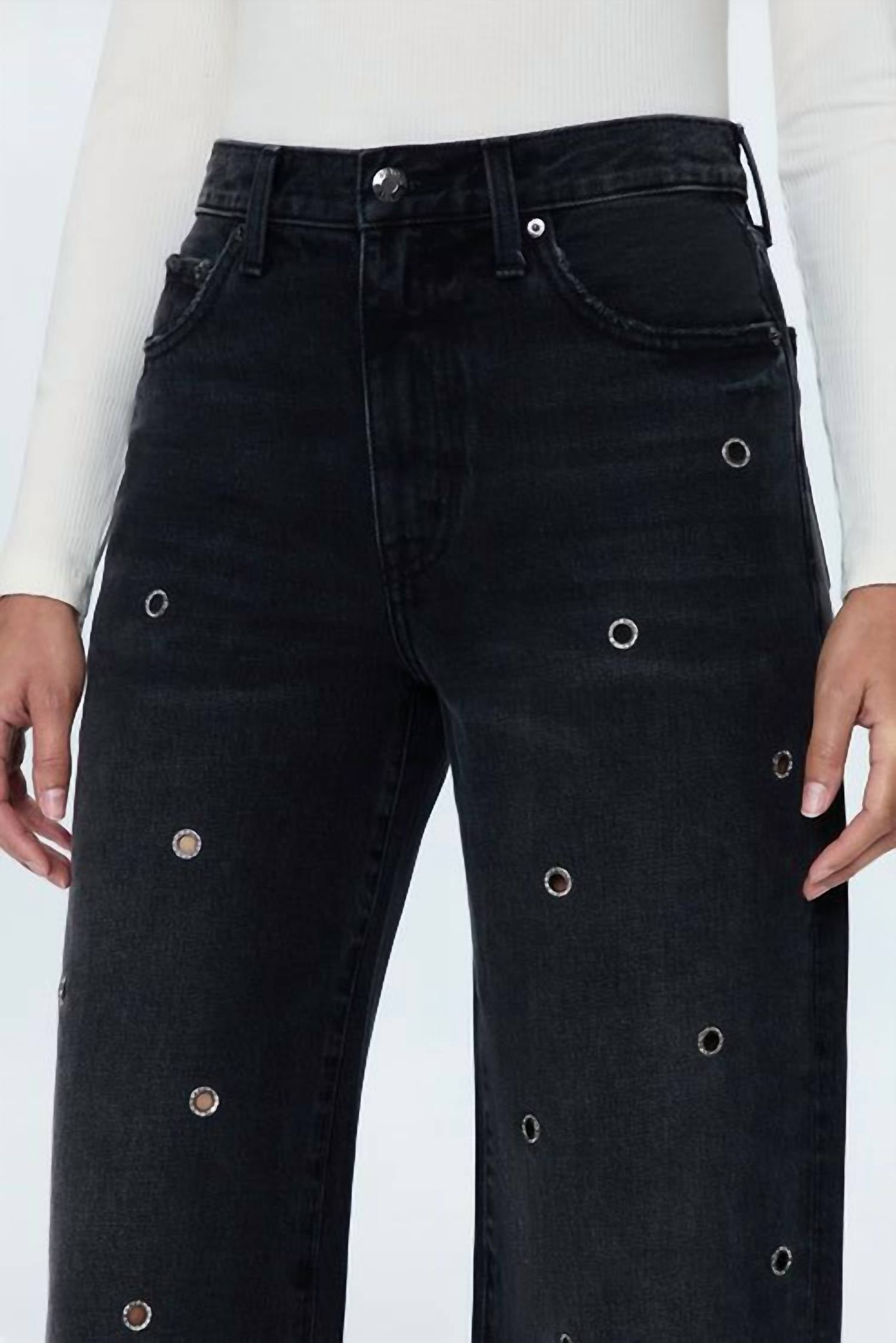 PISTOLA Hendrix High Rise Baggy Jeans in glamour - women's jeans - alternate view