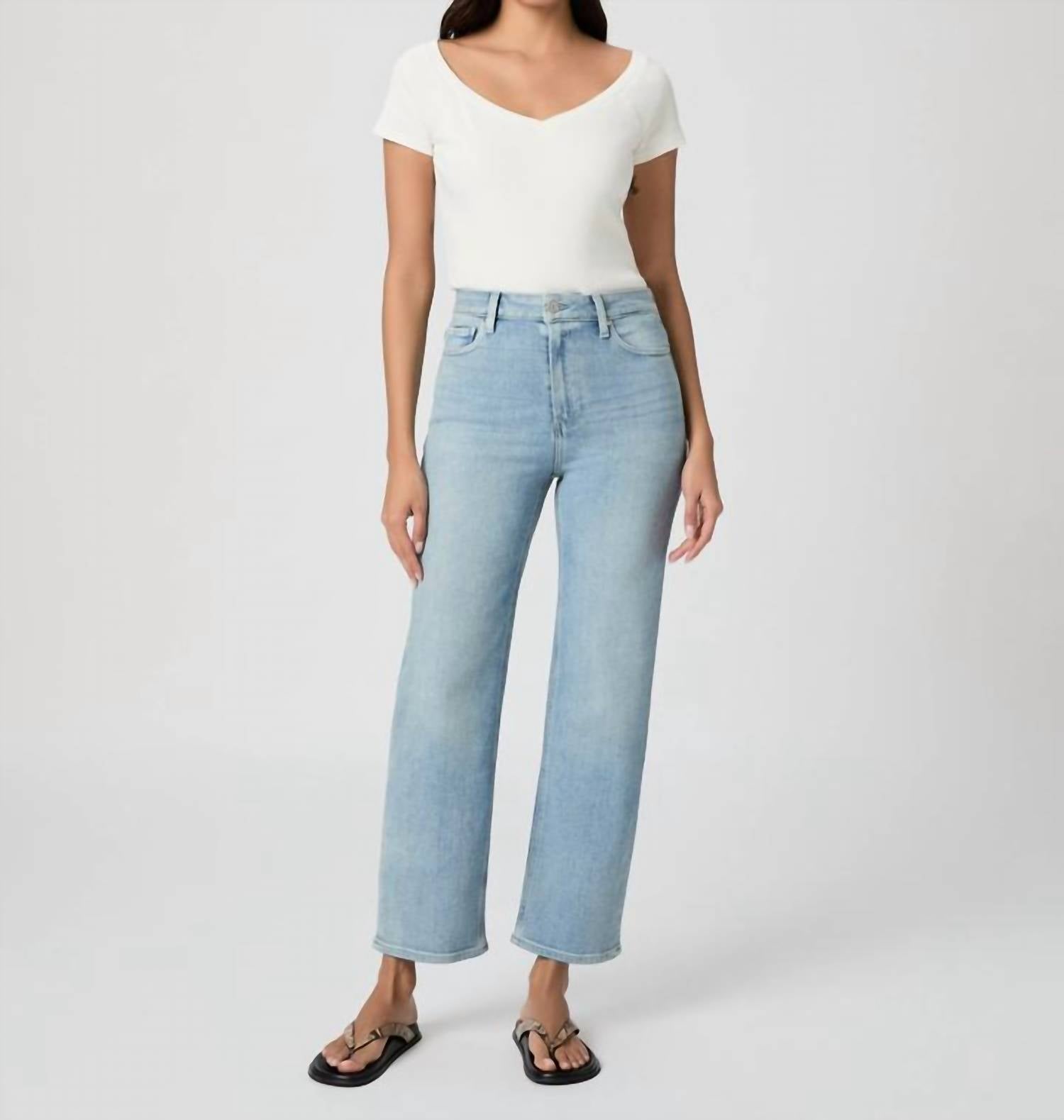 Paige - Stevie Ankle Straight Jean