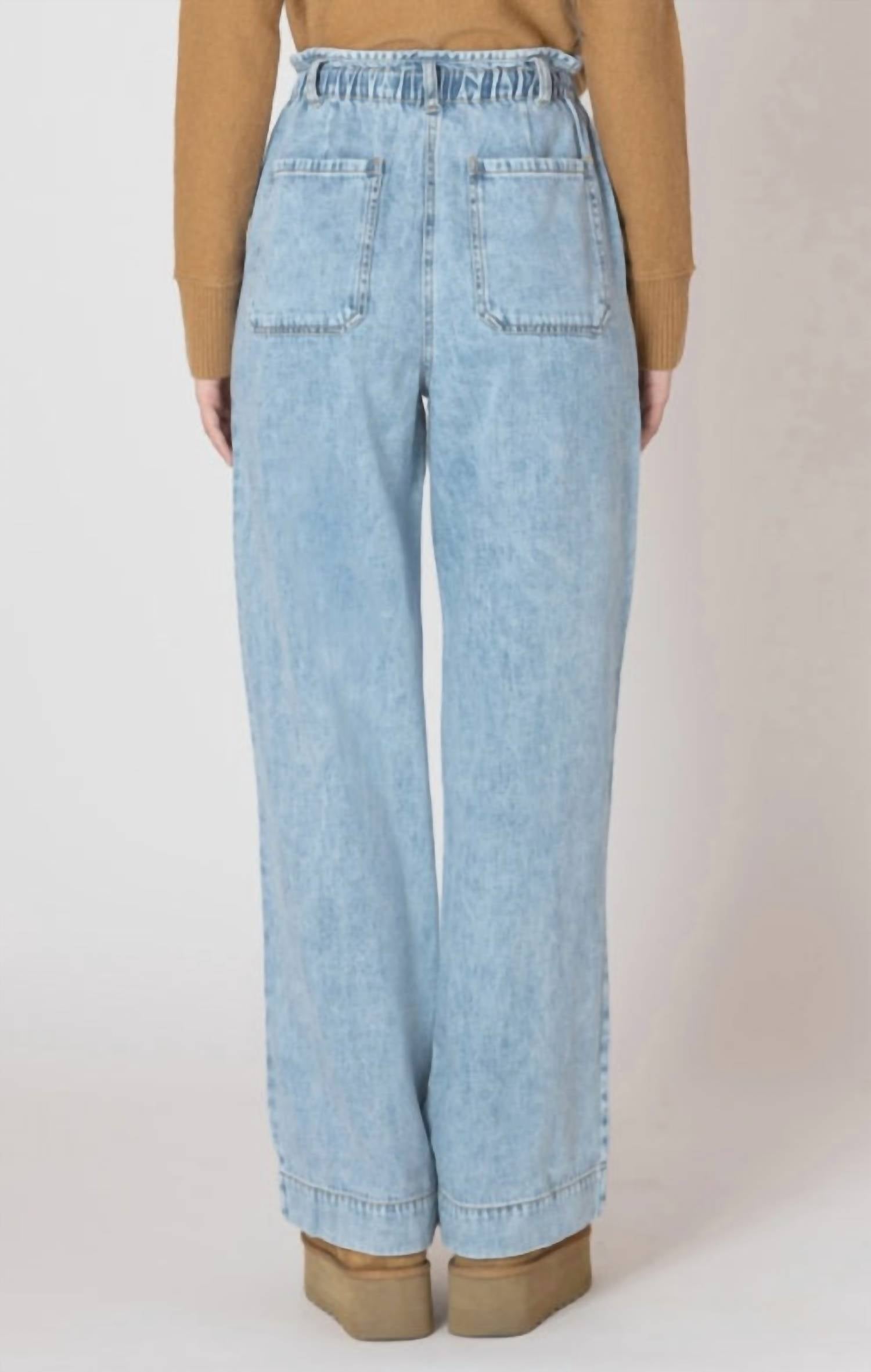 Dex - Washed Wide Leg Pant