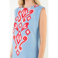 Thml - Allie Sleeveless Embroidery Detail Mini Dress