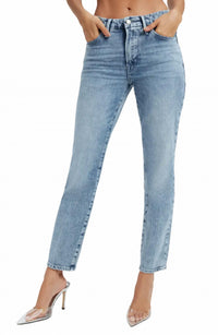 Good American - Classic High Waist Straight Leg Jeans
