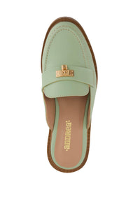 Andrea - Women's Flat Moccasin Mule