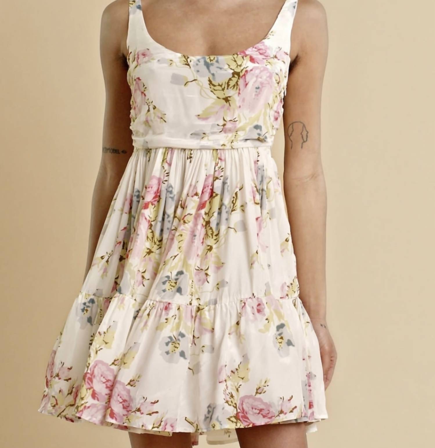 Bytimo - Satin Mini Strap Dress