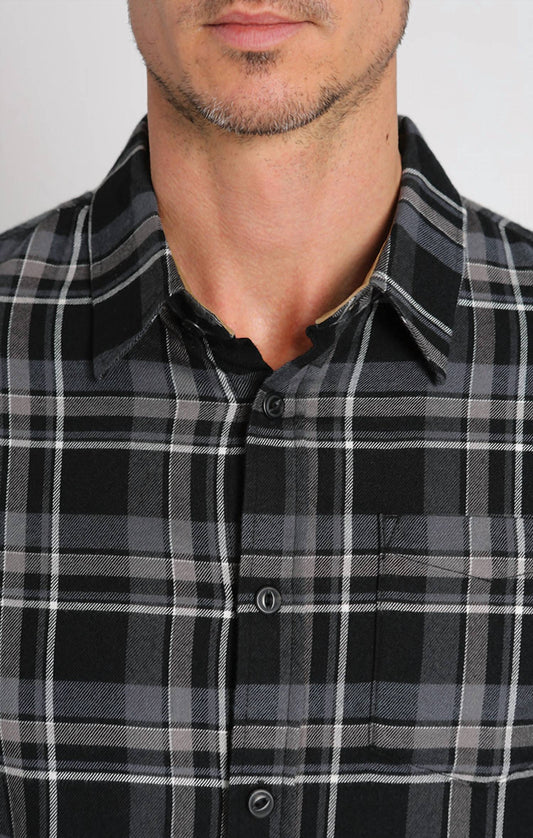 Jachs New York - Manor 6oz Stretch One Pocket Flannel Shirt