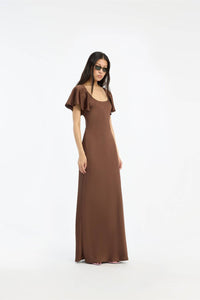 Rotate - Satin Flowy Sleeve Dress