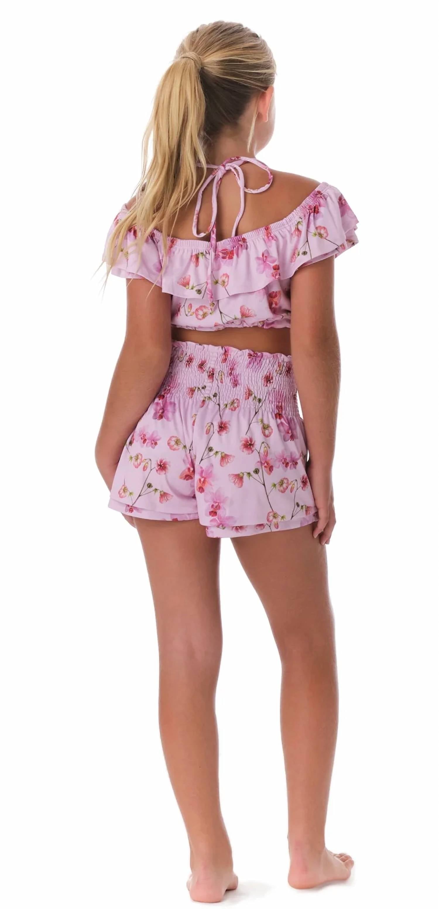 Submarine - Orchids Floral Top-notch