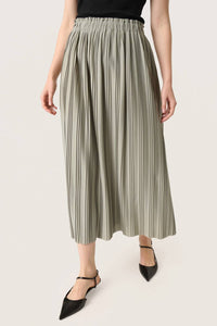 Soaked In Luxury - Sivone Plisse Elastic Waist Maxi Skirt