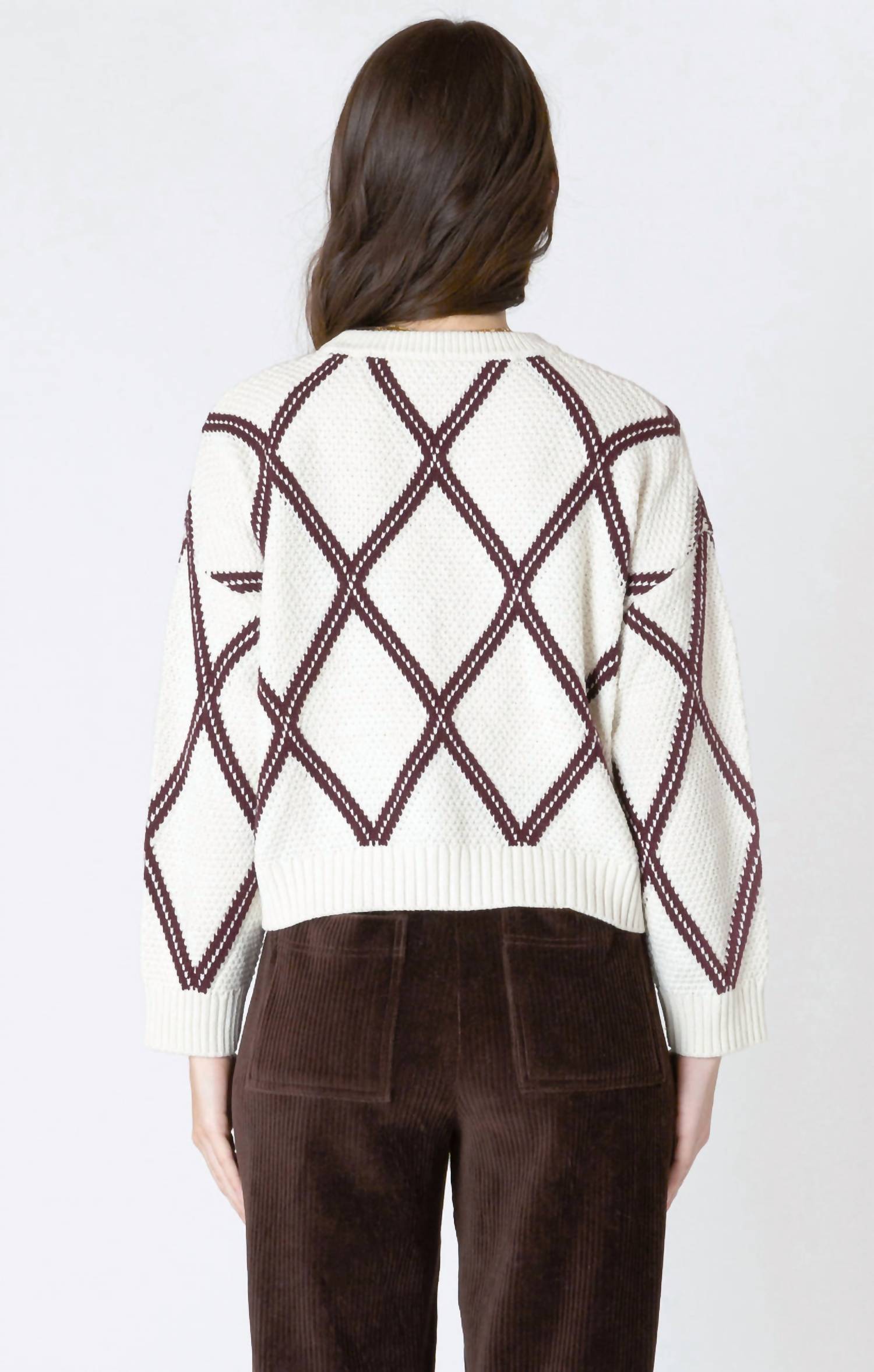 Dex - Diamond Check Sweater