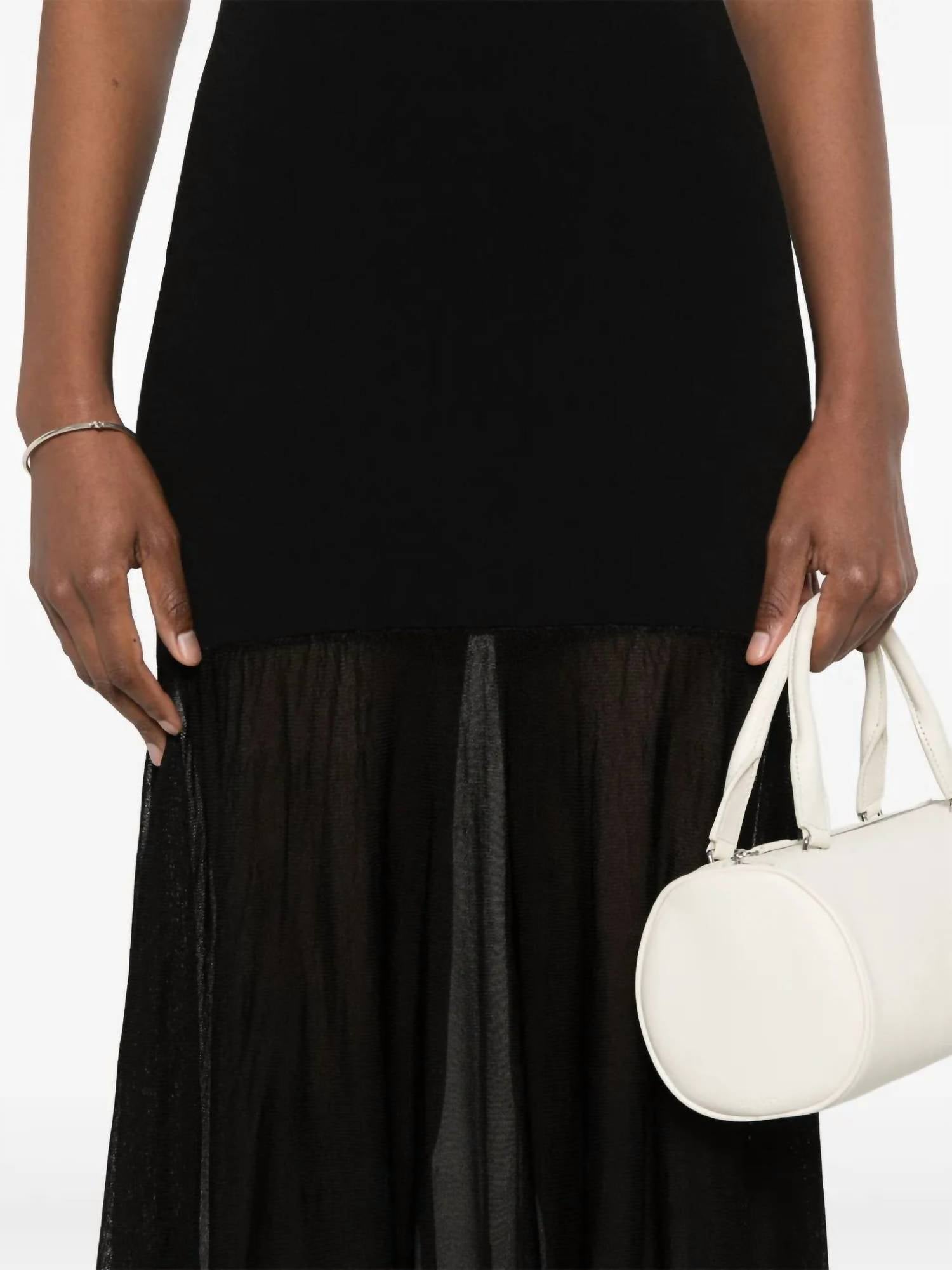 TOTEME Evening Maxi Tank Dress in black - women's dress - view 4