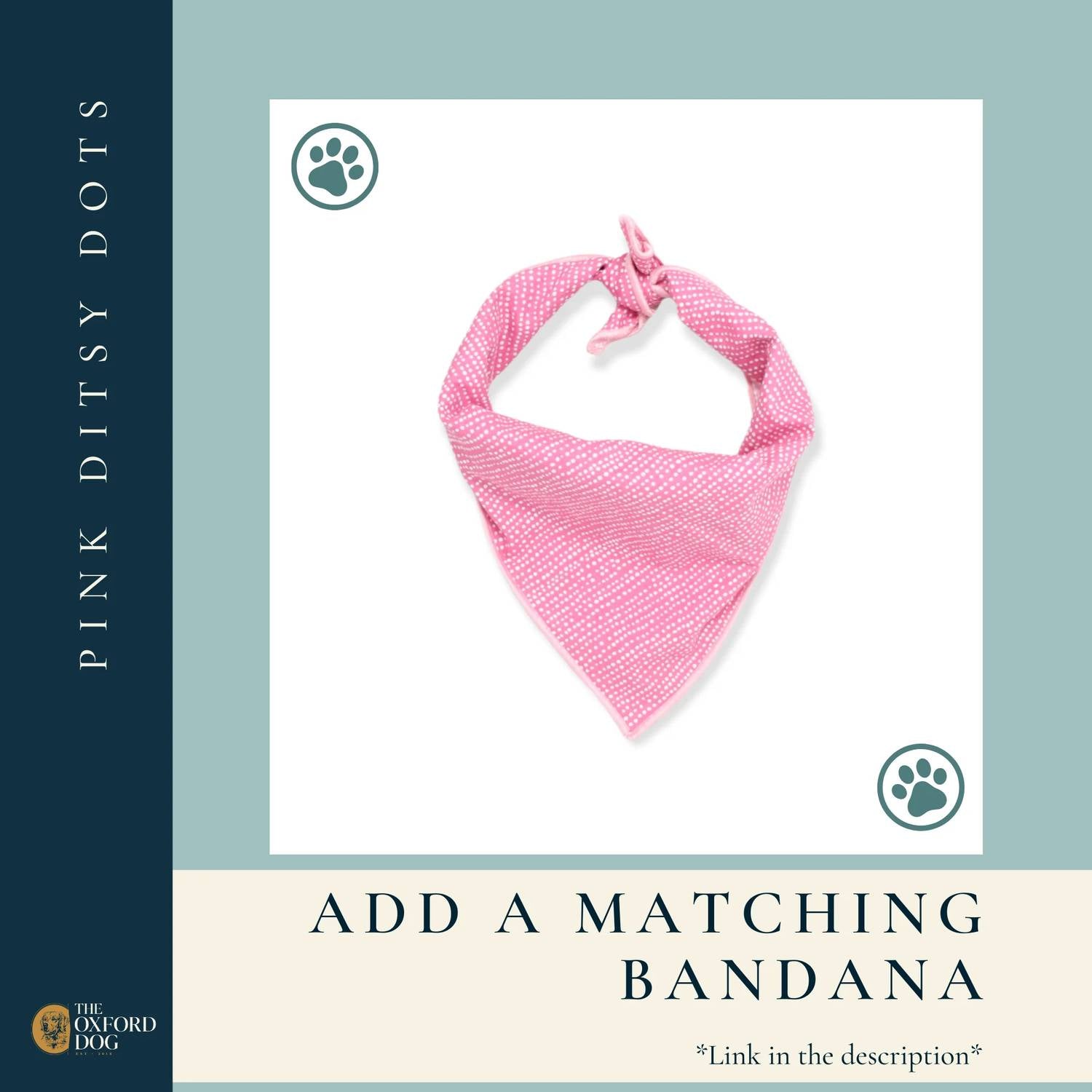 The Oxford Dog - Dog's Classic Look Bandana