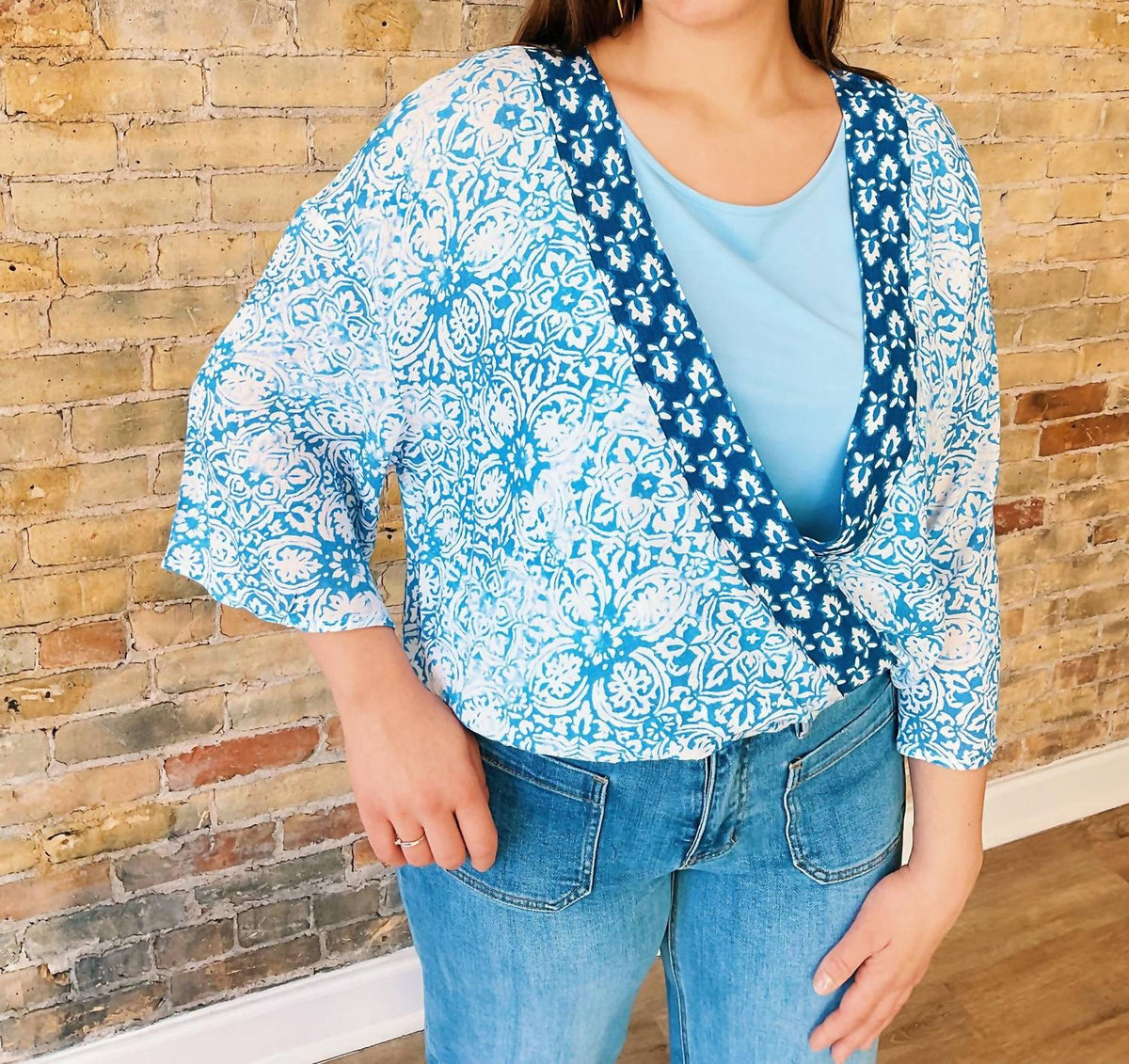 Charlie B - Ruth Crossover Blouse