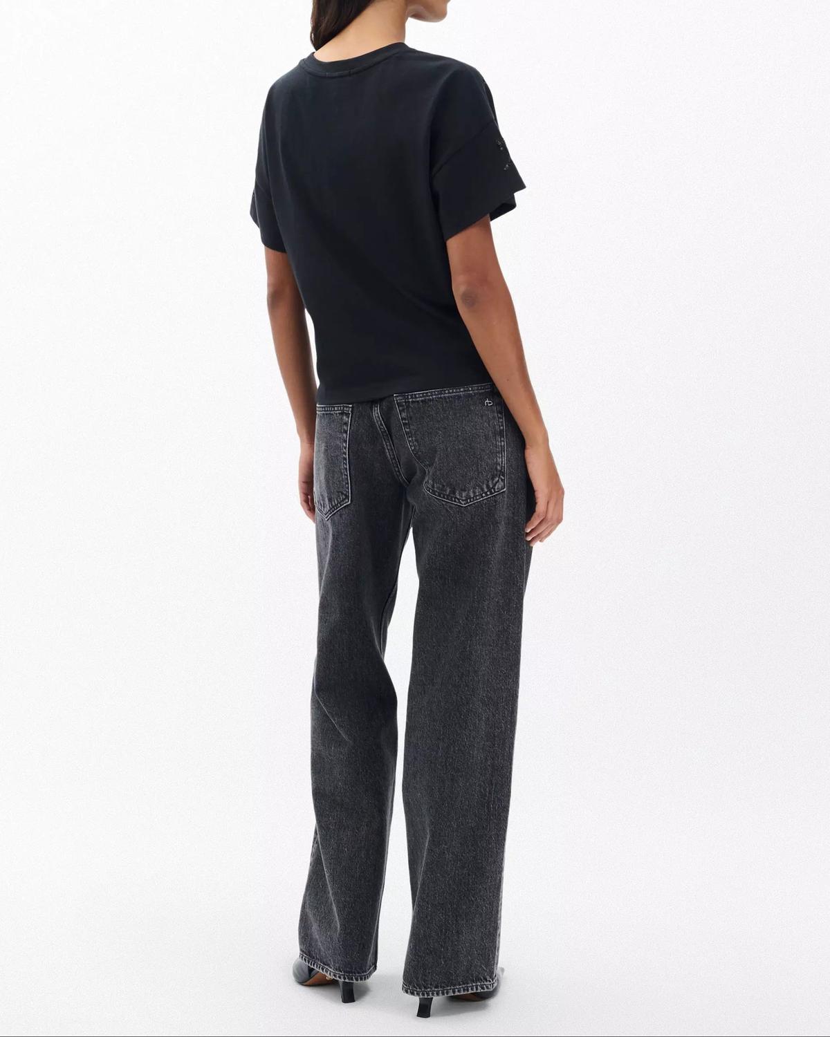 Rag & Bone - Kelly Boxy Beaded Floral Tee