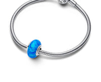 Pandora - Women's Ocean Deep Rounded Murano Glass Charm