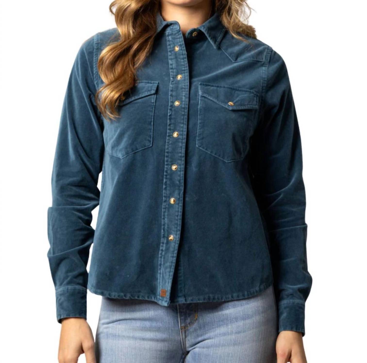 Kimes Ranch - Women's Bonnie Velveteen Button Down Shirt