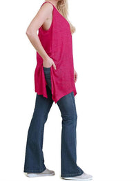Umgee - Crochet Back Sleeveless Top