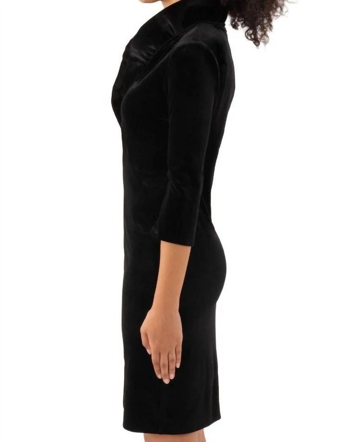 Gretchen Scott - Ruffle Neck Dress