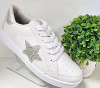 Meraki Women's Party Like A Rockstar Tennis Shoes in white silver - women's sneaker