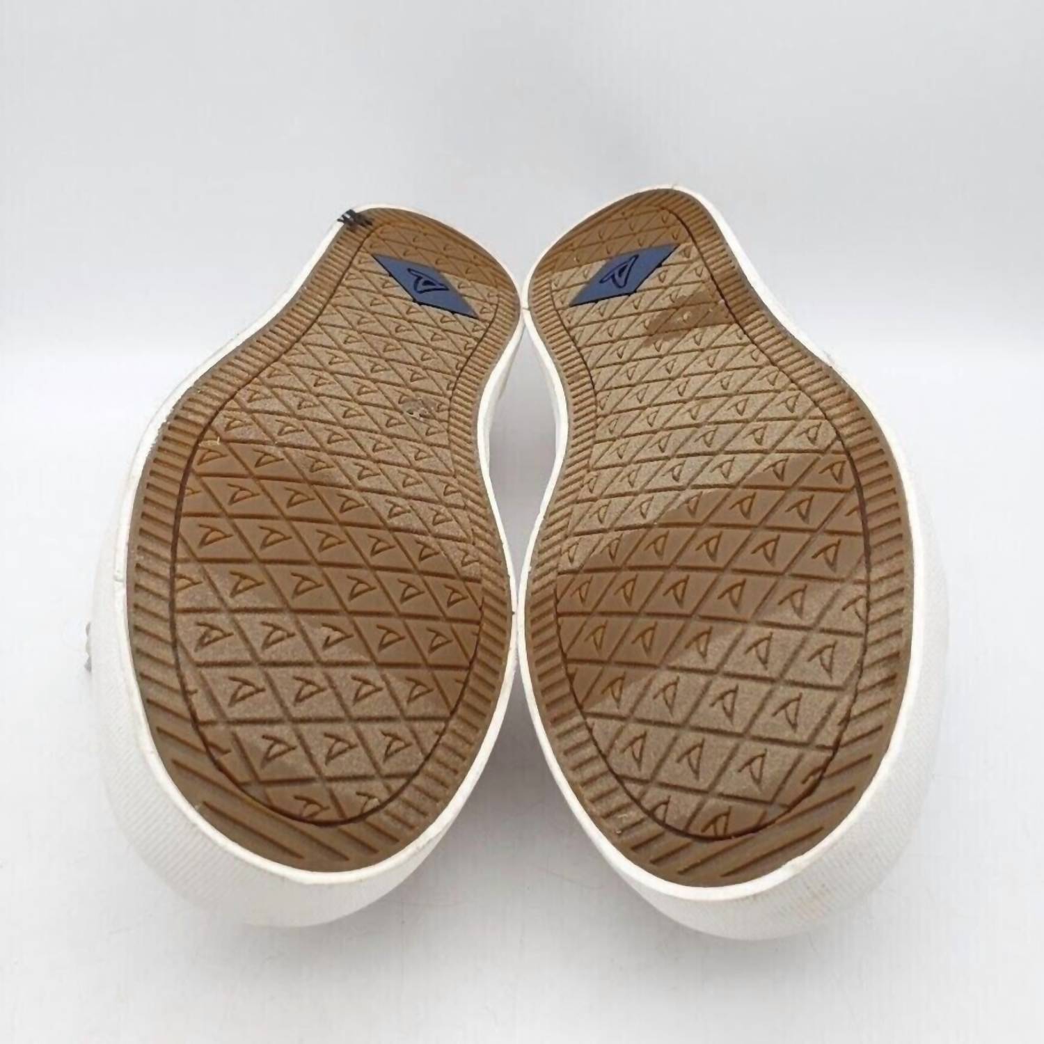 Sperry Women's Crest Vibe Slip On Shoes in maroon cream stripe - women's sneaker - view 4