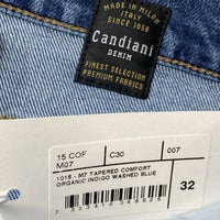 C.O.F. Studio Men's M7 Organic Cotton Comfort-stretch Jeans in blue - men's jeans - view 10