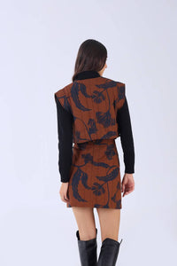 Beyond By Vera - Lennon Floral Mini Skirt